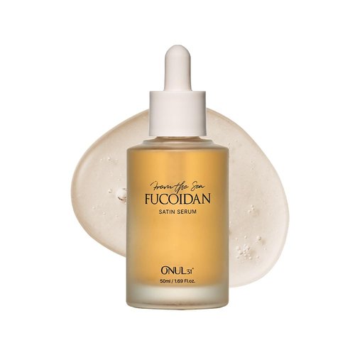 ONUL31 Fucoidan Satin Serum—Anti-Aging, Plump & Glow, Korean Glass Skin, Hydrating, Smoothing, Wrinkle Care, for All Skin Types (1.69 fl.oz./50ml)