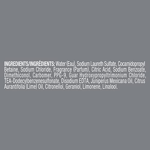 DOVE MEN + CARE 2 in 1 Shampoo and Conditioner For Healthy-Looking Hair Lime + Cedarwood Naturally Derived Plant Based Cleansers 20.4 oz 3 Count