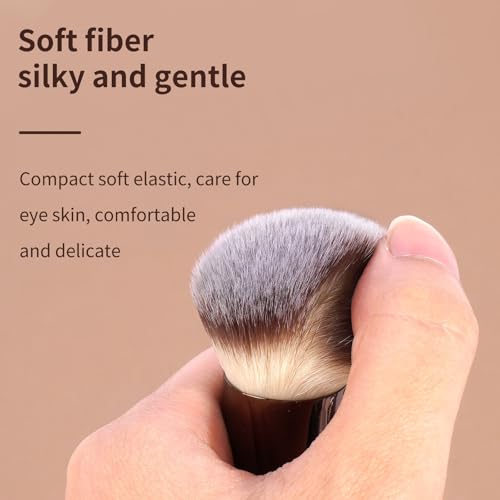 MAANGE Makeup Brushes 16 Pcs Premium Synthetic Makeup Brush Set Foundation Brush for Liquid Powder Concealer Precision Eyeshadows Blending (Coffee)