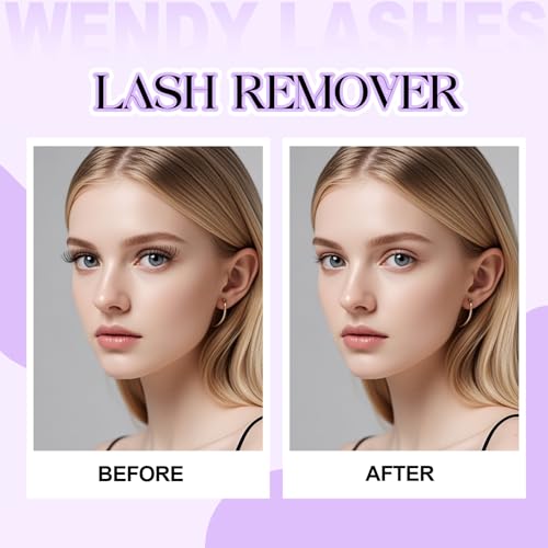 Lash Remover for Lash Extensions Low Irritation 10g Cream Glue-Remover Professional Fast Sensitive Skin Dissolution Lash Extension Remover By WENDY LASHES£¨Rose,10g£©