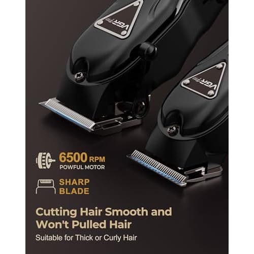 Electric Hair Clippers for Men, Cordless Clipper and Trimmer Set, Clippers for Hair Cutting Kit with Long Battery Life, Hair Grooming Trimmer for Family Kids and Self-Haircut Use