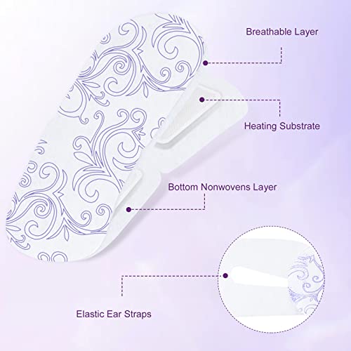 XPCARE 32 Pack Steam Eye Masks for Dry Eyes, SPA Warm Sleep Eye Mask, Disposable Heated Eye Mask for Dark Circles, Puffy Eyes, Relief Stress Eye Fatigue(Unscented)