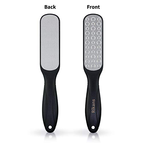 Rikans Colossal Foot File, Professional Foot Rasp Callus Remover, Foot Care Pedicure Tool to Remove Hard Skin,Can Be Used on Wet or Dry Skin, High Grade Stainless Steel File (Foot File Set)