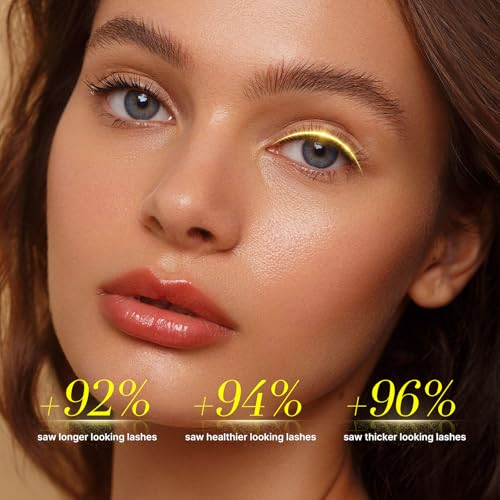 Eyelash Growth Serum with Advanced Formula: Rapid Eye Lash Enhancing Serum for Eyelash and Eyebrow Growth in 3-4 Weeks - Boost Longer Thicker and Fuller Lashes 3ML