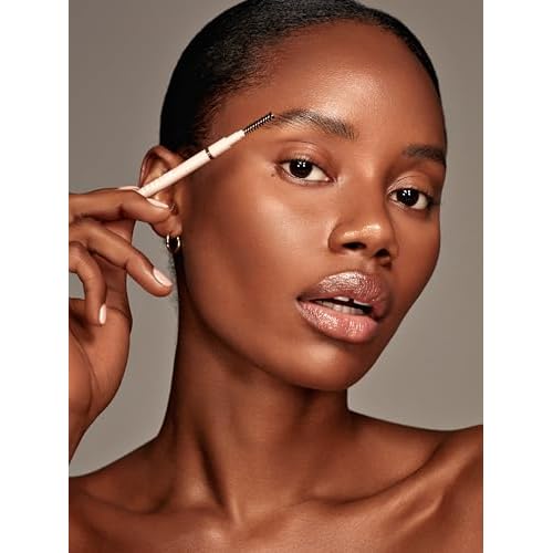 SHEGLAM Insta-Fill Eyebrow Pencil Long Lasting Non-Sticky Sweatproof Matte Eye Brow Pen Makeup-Dark brown
