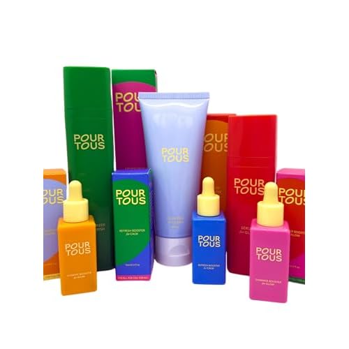 Complete Skincare Set, 6-Piece Collection with Cleanser, Moisturizer, Serum and Boosters