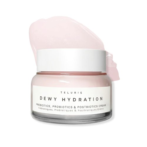 Teluris Dewy Hydration Pre, Pro & Postbiotics Cream - Microbiome boosting moisturizer cream (50ml)