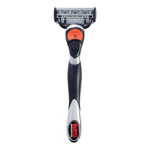 Personna M5 Magnum Razor with 5 Blades and Trimmer, 10 Refill Cartridges Included
