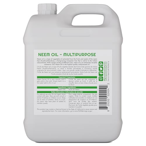 Organic Neem Oil for Skin and Hair Need Oil 100% Pure Cold Pressed for Essential Oil Mixing Neem Oils for Plants Neem Cake Massage Oil Neems Spray for Indoor Plants 32 oz