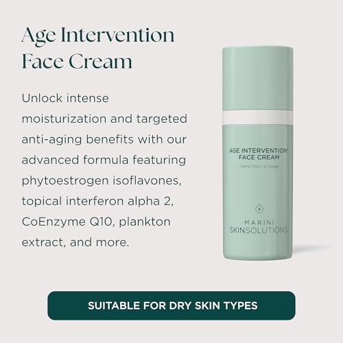 Age Intervention Face Cream - Anti-Aging Formula to Improve Appearance of Aging Skin, Fine Lines & Wrinkles with Intense Hydration - Cruelty Free - Made in the USA - 1 oz