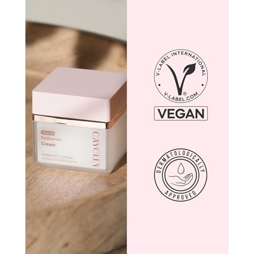 Redbarrier Cream | Anti-Aging Face Moisturizer with Peptides & Ceramides for Wrinkles & Skin Barrier Repair | Vegan Korean Skincare to Firm, Hydrate & Restore Radiance, 1.69 fl. oz.