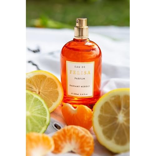 Radiant Neroli Eau de Parfum (3.4 fl oz) ? Long-Lasting Vegan Citrus Perfume, Fresh & Elegant Scent with Brazilian Neroli, Lemon & Amber