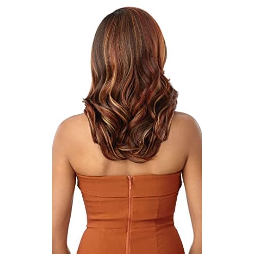 Outre Meltd Hairline Lace Front Wig HD Transparent Redesigned ComfortFit Ear Contour AMANDA (DRFF2/GIBRN)