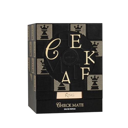 Armaf Checkmate King for Men Eau de Parfum Spray, 3.4 Ounce