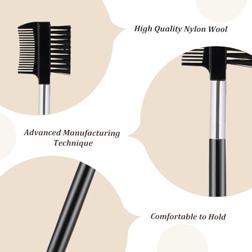 10Pcs Eyebrow Brush Comb, Eyelash Makeup Brush, Eye Brow Eyelash Brush Comb, Makeup Tool for Eyelashes Extension£¬ Lash Seperating Combs, Eye Makeup Brush