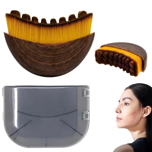 Lymphatic Contour Face Brush,Lymphatic Drainage Massager for Face and Body,Ergonomically Designed to Fit The Skin Precisely,Improves Skin