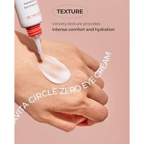 BE THE SKIN Vitavita Circle Zero Eye Cream - Radiance Dark Circle Under Eye Cream with Vitamin B, C, Niacinamide, 11 Peptides - Anti Aging, Wrinkle Reducer, 1.01oz.