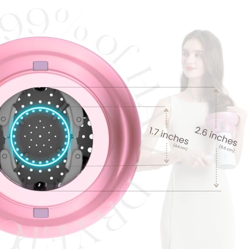 Universal Hair Diffuser ¡°Super Sturdy¡± 1.7 Inch to 2.6 Inch for Natural Curly and Wavy Hair, Hair Dryer Attachment (Pink 2 Aroma Upgrade)