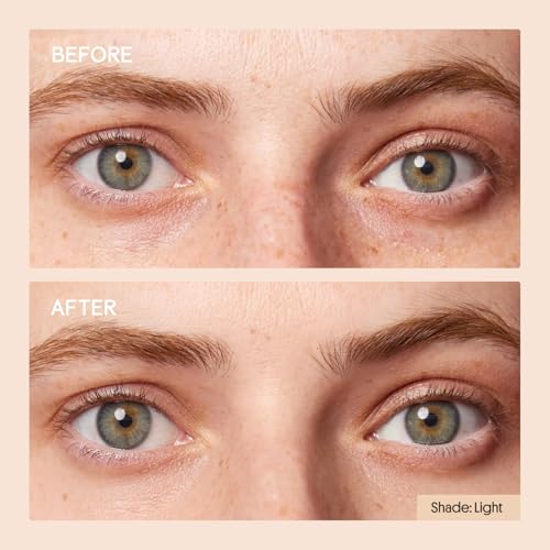 Winky Lux Peeper Perfect Under Eye Concealer, Makeup & Eye Brightener, Full Coverage Concealer for Dark Circles, Color Corrector & Eye Primer, With Collagen, Hyaluronic Acid & Vitamin E (Fair)