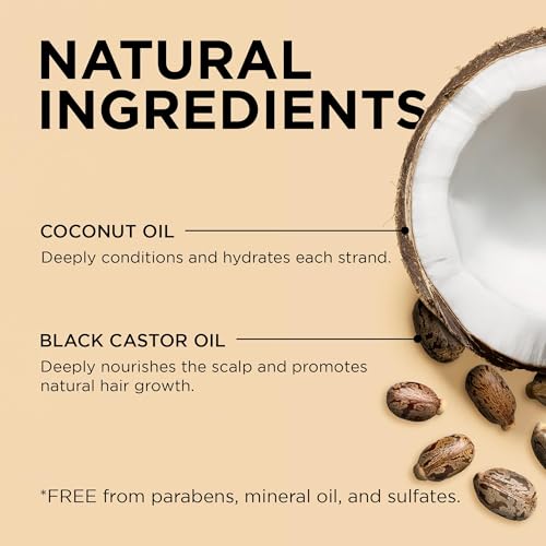 African Pride Black Castor Miracle Extra Hold Braid, Loc, Twist Gel - Extreme Hold Braiding Hair Gel, Edge Control & Tames Frizz, No Flake | Natural Ingredients, Coconut Oil | 8oz