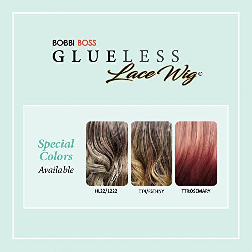 BOBBI BOSS HD Lace Front Wig MediFresh 13X4 Deep Lace MLF252 Regan (1B)