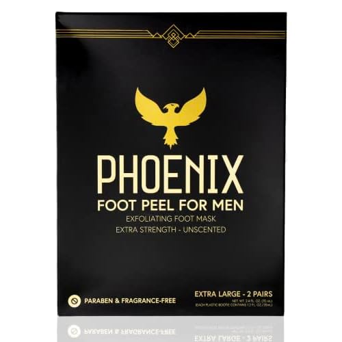 (Pack of 2) for Men - Extra Large - Extra Strength - Exfoliating Dry Feet Treatment - Callus Remover - Unscented - Paraben and Fragrance Free