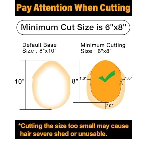 BEEOS 0.10mm Durable PU Skin Toupee for Men, 130% Medium Density Volume Human Hair System No Shed, 8x10 Inch Mens Hair Piece #3 Brown