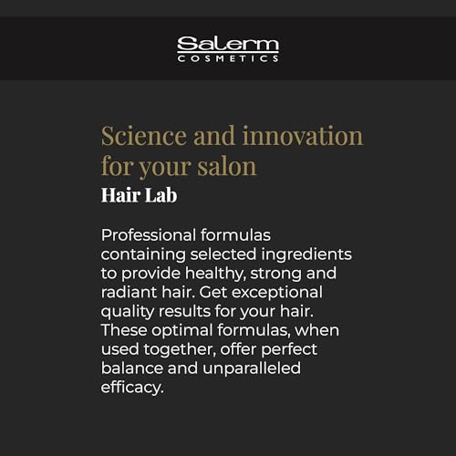 SALERM - Dyed, Bleached, or Gray Hair Mask - Color Longer Hair Lab - 250 ml - with Vitamins A and E - Seals and Maintains Color - Shinier Hair - Sulfate and Paraben-Free