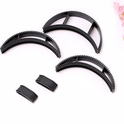 5Pcs Bump It Set Black Styling Coiler for Volume Hair Accessory Bumps Fluffy Hairdressing Tools for Women and Girls