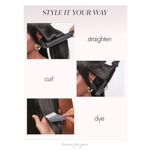 Luvme Body Wave 3 Bundles Human Hair, 22 24 26 Inch 100% Real Brazilian Virgin Human Hair, Natural Black Weave Extensions, Soft and Full Human Hair Bundles for Quick Weave & Sew In