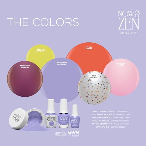 Gelish MINI Spring Now & Zen Collection - 9mL TPO-Free Long-Lasting Soak Off Gel Nail Polish. Vibrant Color, Professional Quality, High Shine, Chip-Resistant Formula
