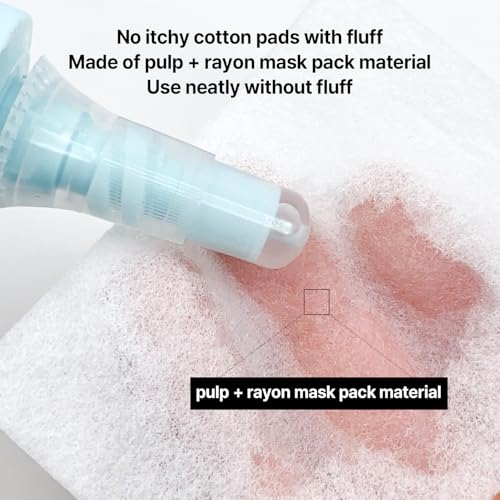 ILSO 1/3 Saving Cotton Pad, Thin Layer Perfect for DIY Toner pad and mask, 40 Sheets, Korean Skincare (50 x 70mm)