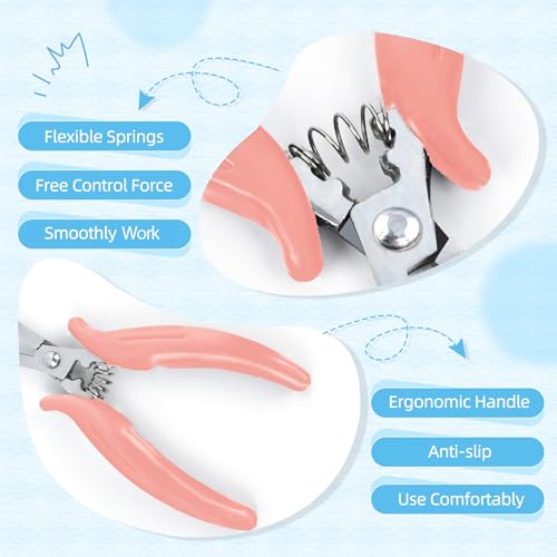 Fusion Bond Crusher Tool for Keratin Hair Extensions(Thread Shape),Pink