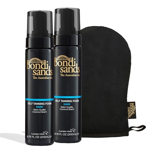Bondi Sands Self Tanning Foam + Application Mitt | Includes Lightweight Sunless Foam + Reusable Mitt for a Flawless Finish