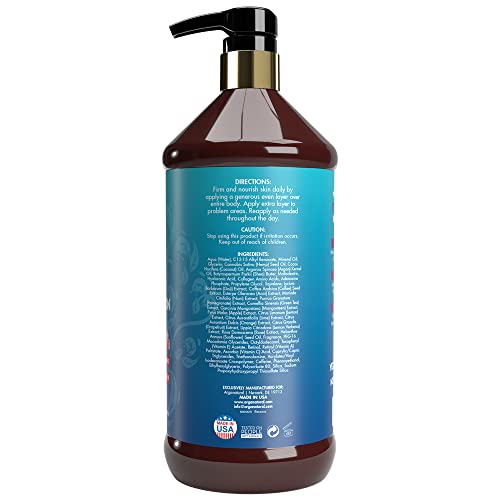 Arganatural Retinol Body Lotion with Vitamin E & Collagen ? Skin Firming, Skin tightening, and Anti-Aging Cream. All in One Body Lotion for Women.