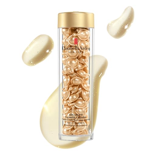 Elizabeth Arden Advanced Ceramide Face Serum Capsules, Anti-Aging Skincare Gift for Women, Fragrance-Free Hydrating Formula for Radiant, Firm Skin