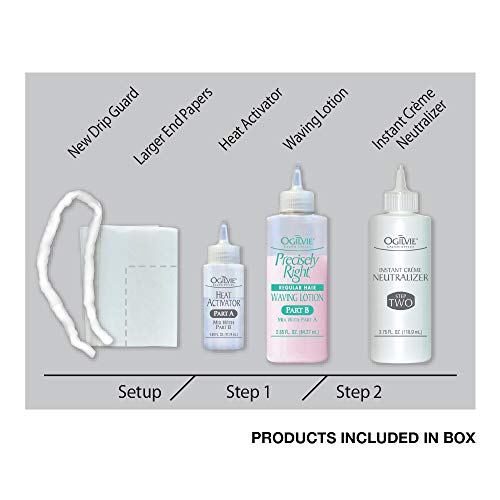 Ogilvie Salon Styles Home Perm The Original - For Color Treated, Thin, or Delicate Hair - 1 Application
