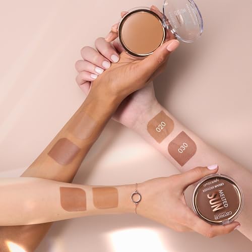 Catrice | Melted Sun Cream Bronzer, Easy to Blend Buildable Coverage for Long Lasting Bronzed Glow, Vegan & Cruelty Free, Without Parabens, Oil & Microplastic Particles (20 | Beach Babe)