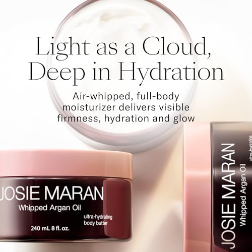 Josie Maran Let¡¯s Do the Peppermint Twist Body Skin Care Set - Includes Argan Oil Whipped Body Butter, Sugar Body Scrub & Argan Milk Intensive Hydrating Body Renewal Serum (3 Pieces)