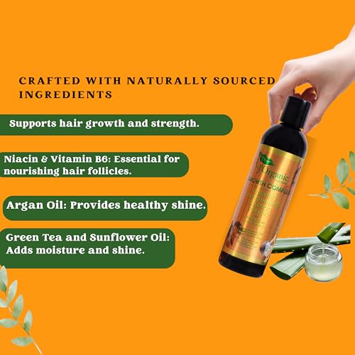 J'Organic Solutions 4-Piece Kids Curl Care Kit - Leave-In Conditioner, Scalp Stimulator, Curly Hair Shampoo & Conditioner. (4 Count (Pack of 1))