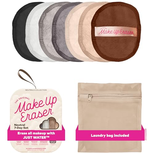 7-Day Set, Erase All Makeup with Just Water, Including Waterproof Mascara, Eyeliner, Foundation, Lipstick, Sunscreen, and More! 7ct