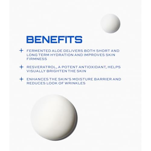 MAKE Beauty Hydrascape - Reverse Emulsion Hydrating Ceramide Face Moisturizer for Plump, Glowing Skin. Lightweight Antioxidant Lotion Serum for Dry Skin. 1.7oz Pump.