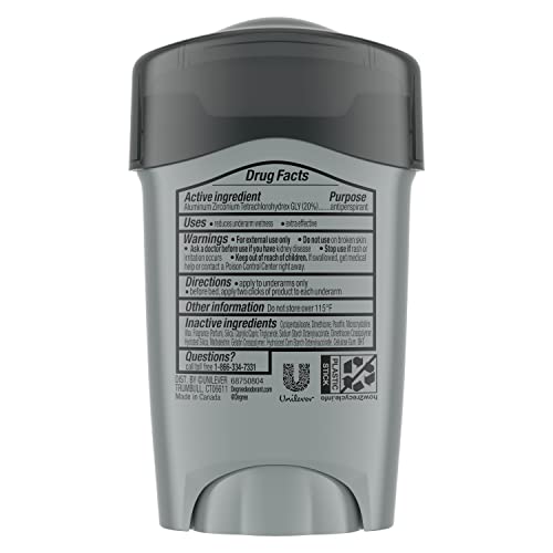 Degree Men Antiperspirant Deodorant Clean 72-Hour Sweat & Odor Protection Prescription-Strength Antiperspirant For Men with MotionSense Technology 1.7 oz