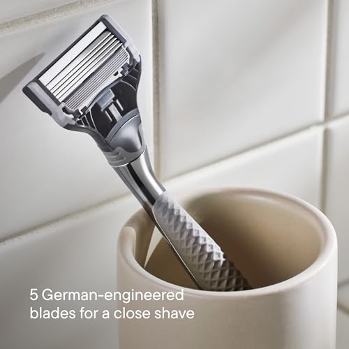 Harry's Original Razor Blades for Men - 10 Count - Premium Razor Blade Refill Cartridges - German Engineered