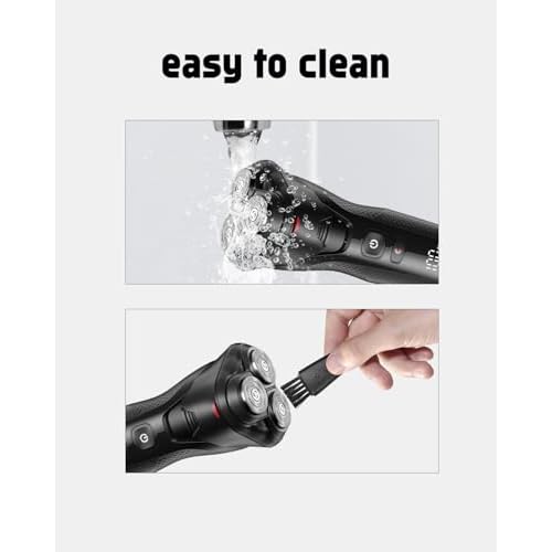12 Pack Electric Razor Replacement Blades Compatible with rategist Electric Shaver Blades rategist Replacement Blades for rategist Electric Shaver WD-787, 2 Cleaning Brush