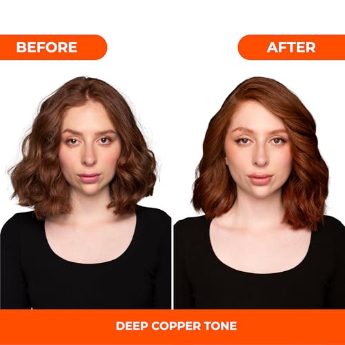 naissant Irish Copper Hair Toning Mask | Ultra High-Purity Pigments | Deposits Deep Copper Tone | Hyaluronic Acid, Collagen & Biotin | Paraben, Ammonia & Sulfate Free | 10.1 Fl. Oz
