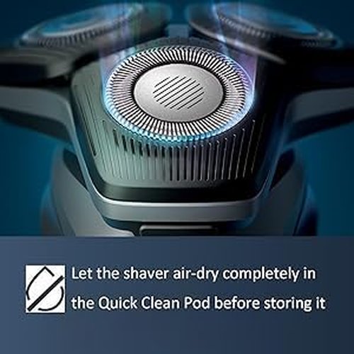 Replacement Quick Cleaning Pod Compatible with Philips Norelco 2nd Generation Series 7000 and Series 9000 Series 5000 Angular polygon Shavers