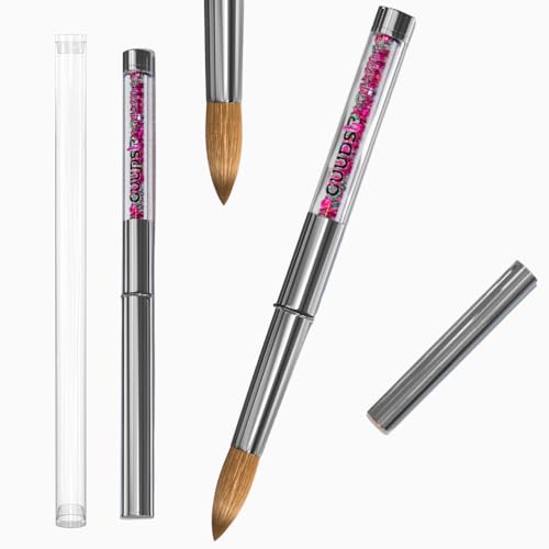 Acrylic Nail Art Brush ? Kolinsky Brush for Acrylic Application ? Ultra-Precise, Durable & No Shedding ? Perfect for Salon, DIY & Pro Use - Enhance Your Skills with GUUDSUP - Size 14