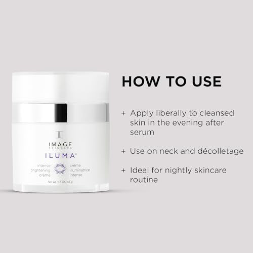 IMAGE Skincare, ILUMA Intense Brightening Cr?me, Facial Night Cream with Vitamin C to Minimize Appearance of Dark Spots and Discoloration, 1.7 oz