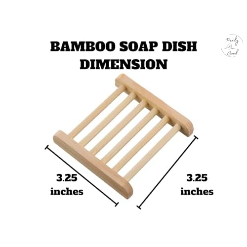 Lightfoot's Pine Soap for Men (3 Bars) All Natural Pine Scented Mens Athletic Soap for Body or Hands and One (1) Bamboo Holder
